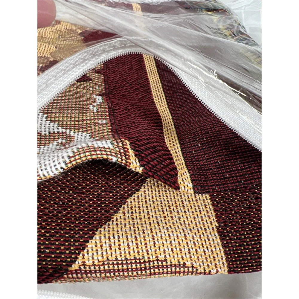 Mickey‎ Mouse Tapestry Woven Throw Blanket Walt Disney World Maroon 58